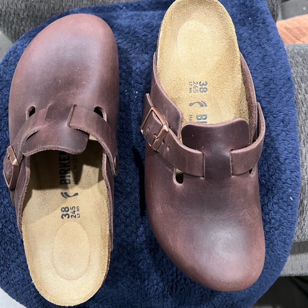 Boston Birkenstocks Habana Oil Leather size 7 BRAND NEW